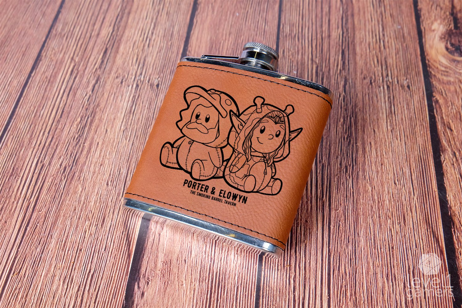 Elowyn & Porter Plushies - The Smoking Barrel Flask Set - FanX Preorder  Level 1 Gamers   