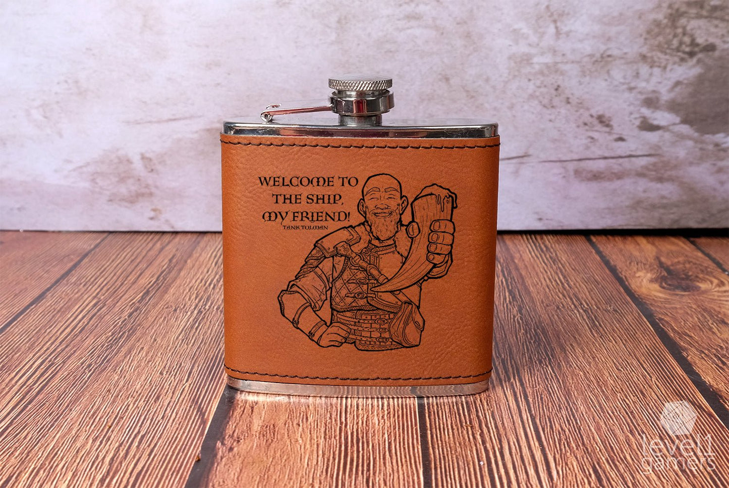 Tank Tolman Drinking Horn Flask Box Set  Level 1 Gamers   