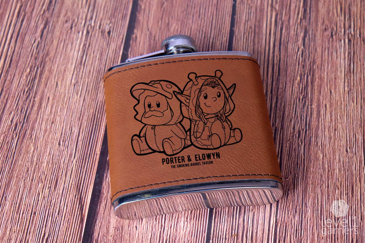 Elowyn & Porter Plushies - The Smoking Barrel Flask Set - FanX Preorder  Level 1 Gamers   