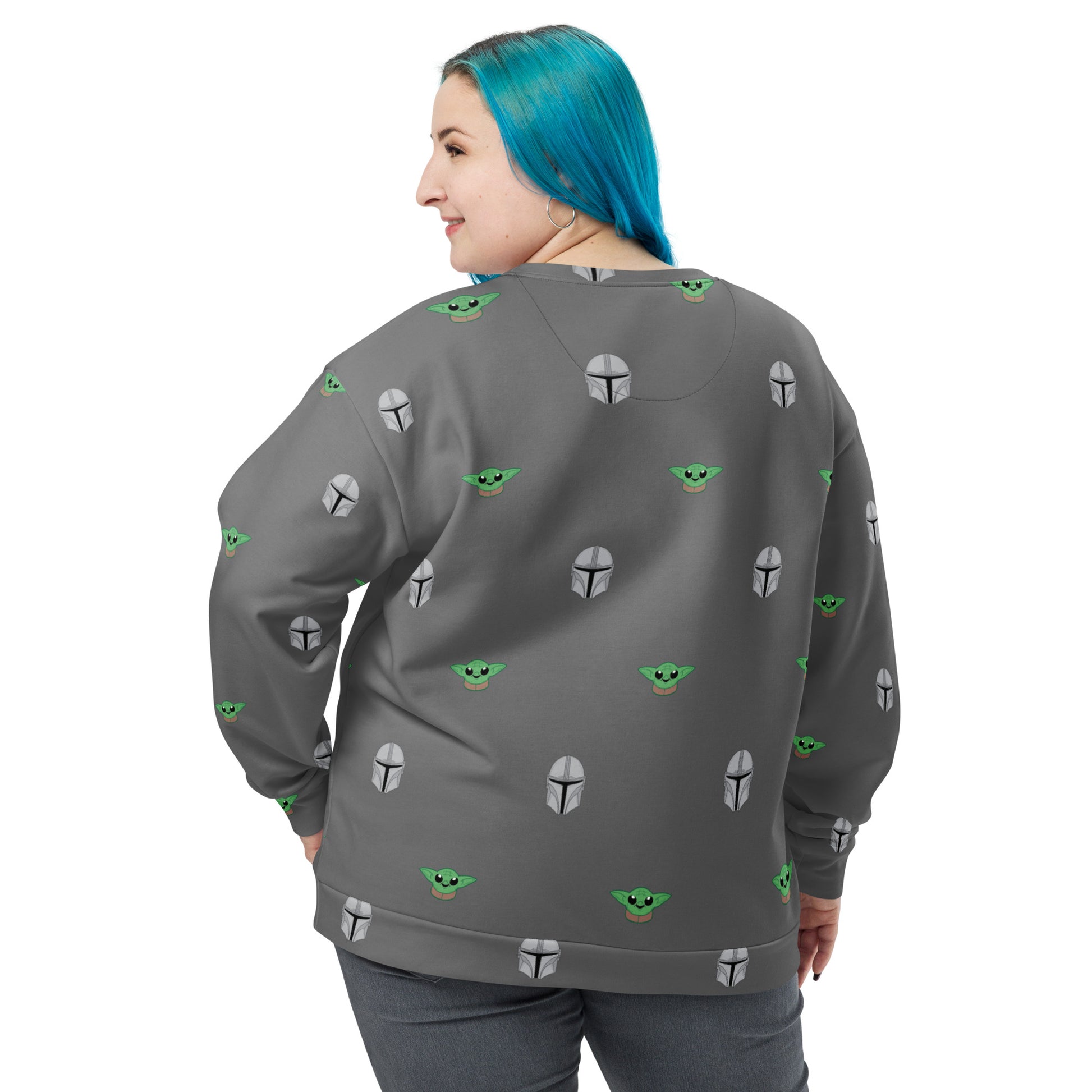 Mando Themed Pattern Unisex Sweatshirt Level 1 Gamers