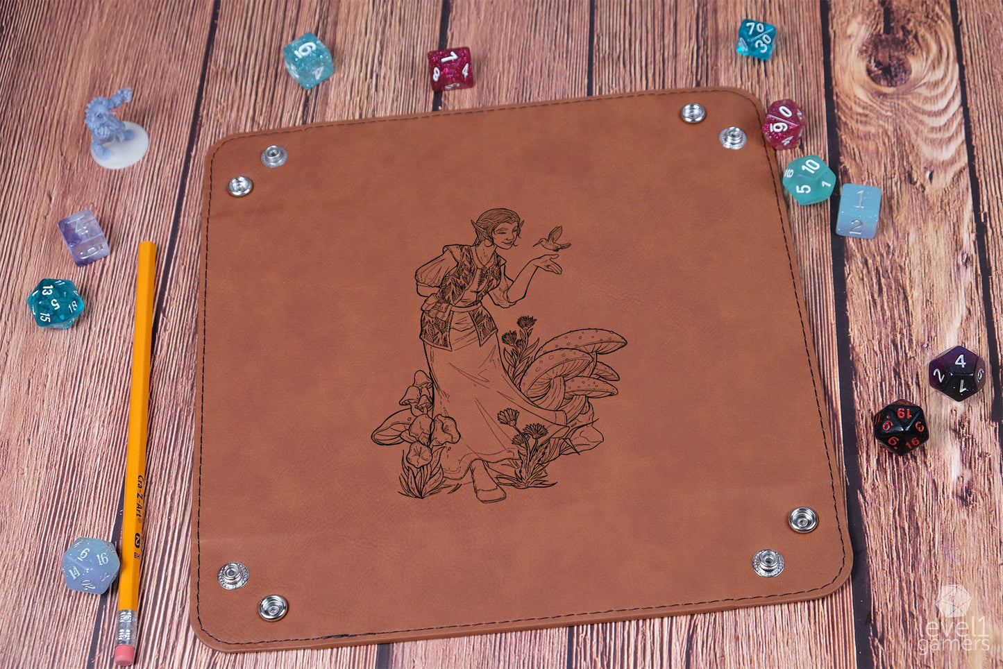 Elowyn - The Smoking Barrel Dice Tray - FanX Preorder Dice Trays Level 1 Gamers   