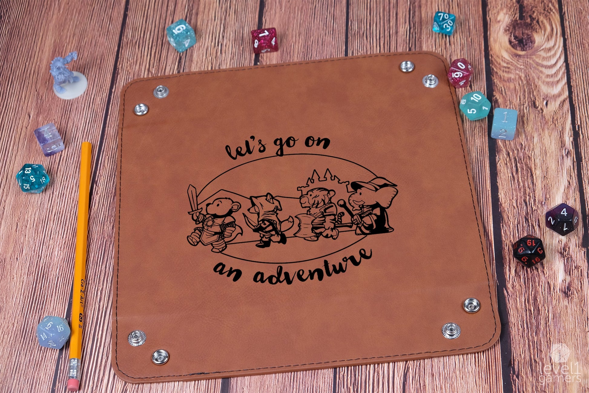 Let's Go On An Adventure Dice Tray Dice Trays Level 1 Gamers   