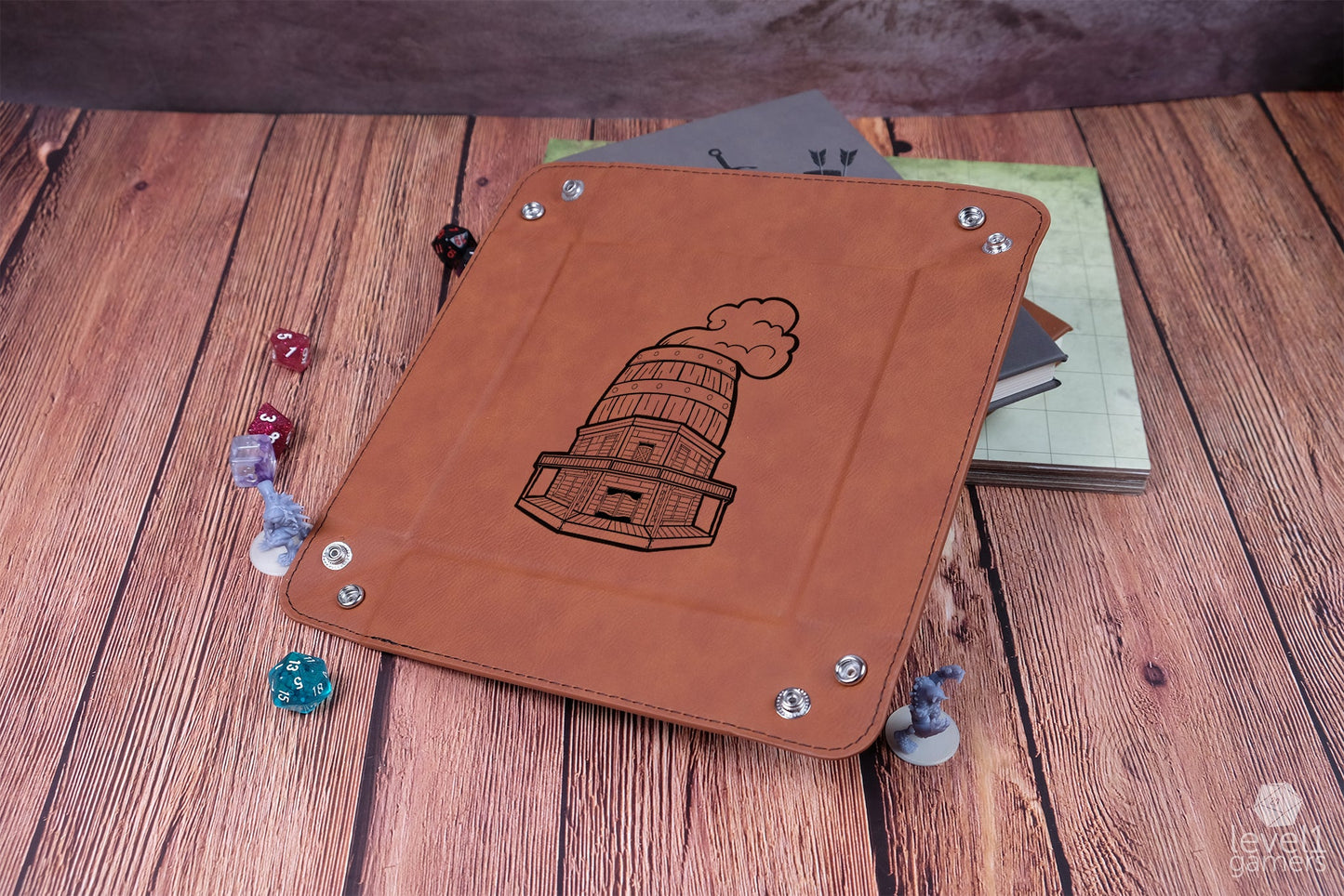 The Smoking Barrel Tavern Dice Tray Dice Trays Level 1 Gamers   