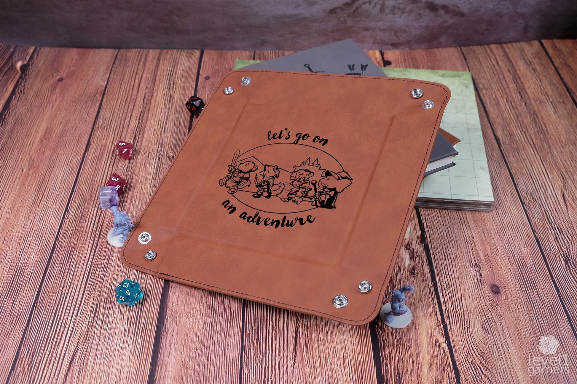 Let's Go On An Adventure Dice Tray Dice Trays Level 1 Gamers   