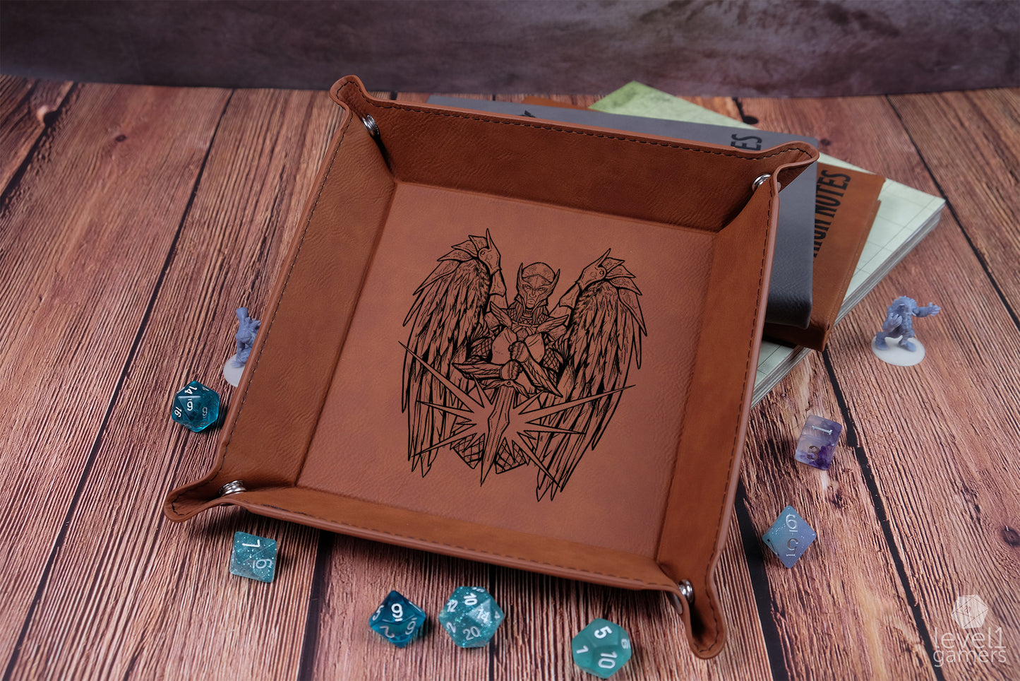 Angel Of Justice Dice Tray Dice Trays Level 1 Gamers   