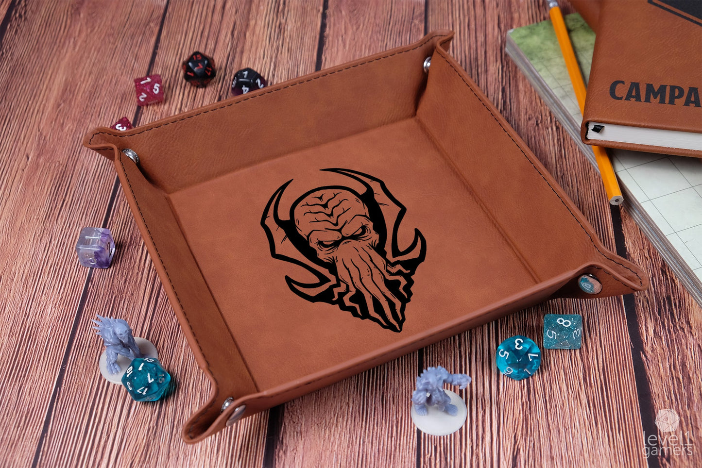 Mind Flayer Dice Tray Dice Trays Level 1 Gamers   