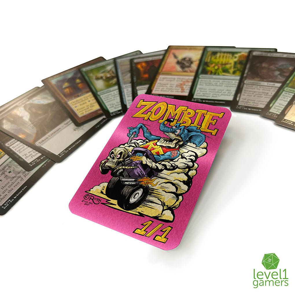 Zombie (Rat Fink) - Metal Token Magic Card Level 1 Gamers