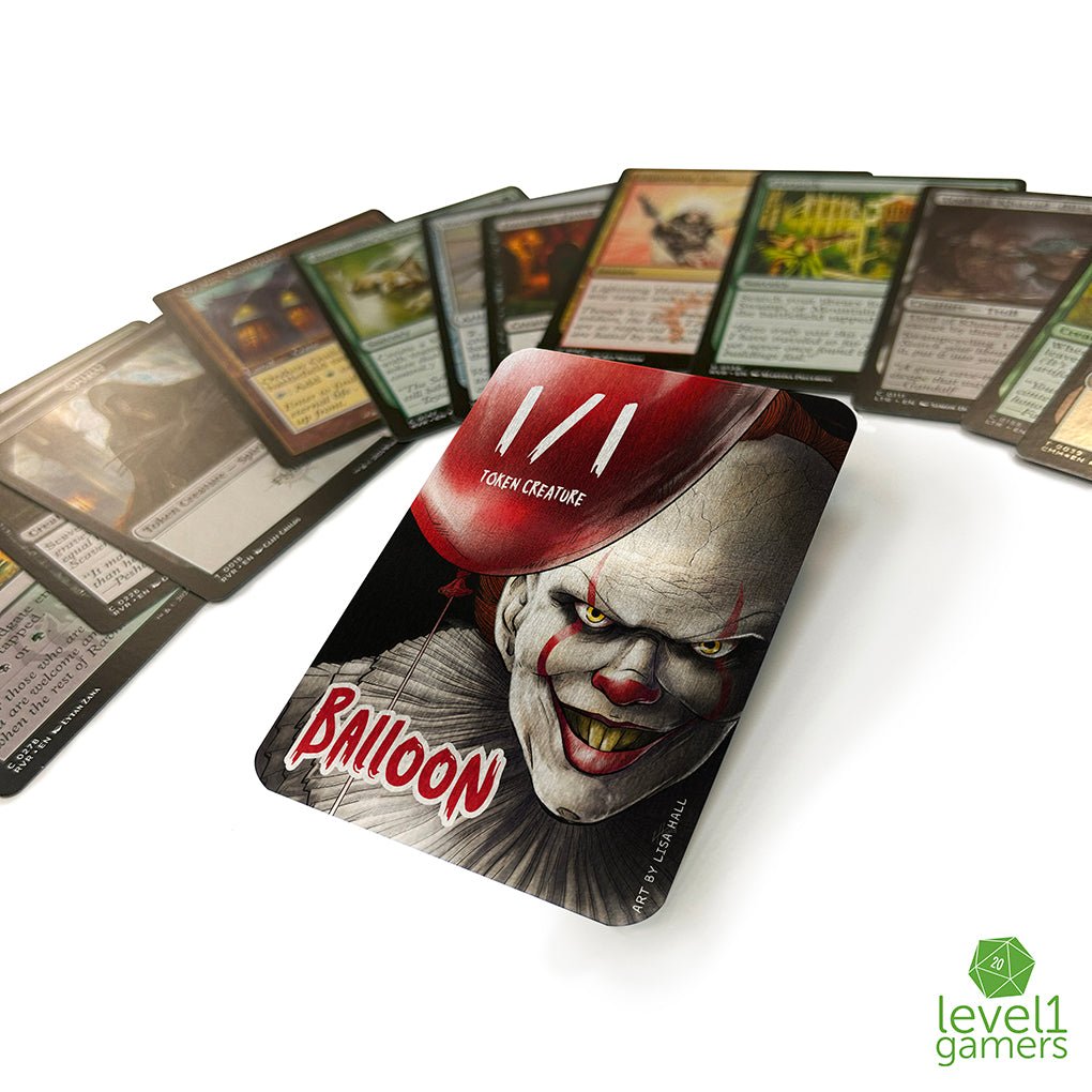 Balloon (Pennywise) - Metal Token Magic Card Level 1 Gamers