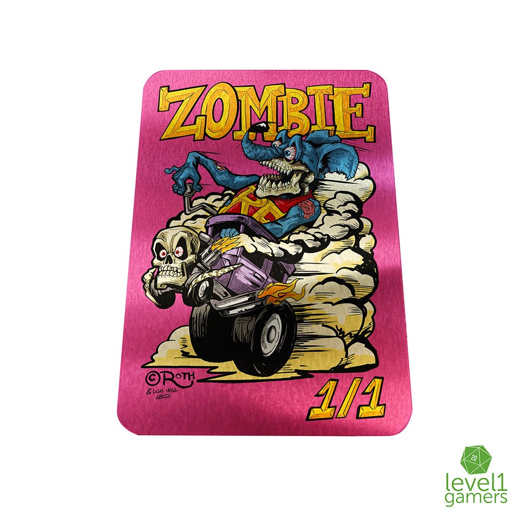 Zombie (Rat Fink) - Metal Token Magic Card Level 1 Gamers