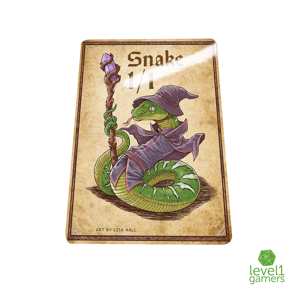 Snake Token Magic Card Pack (5 Cards) - Preorder Level 1 Gamers