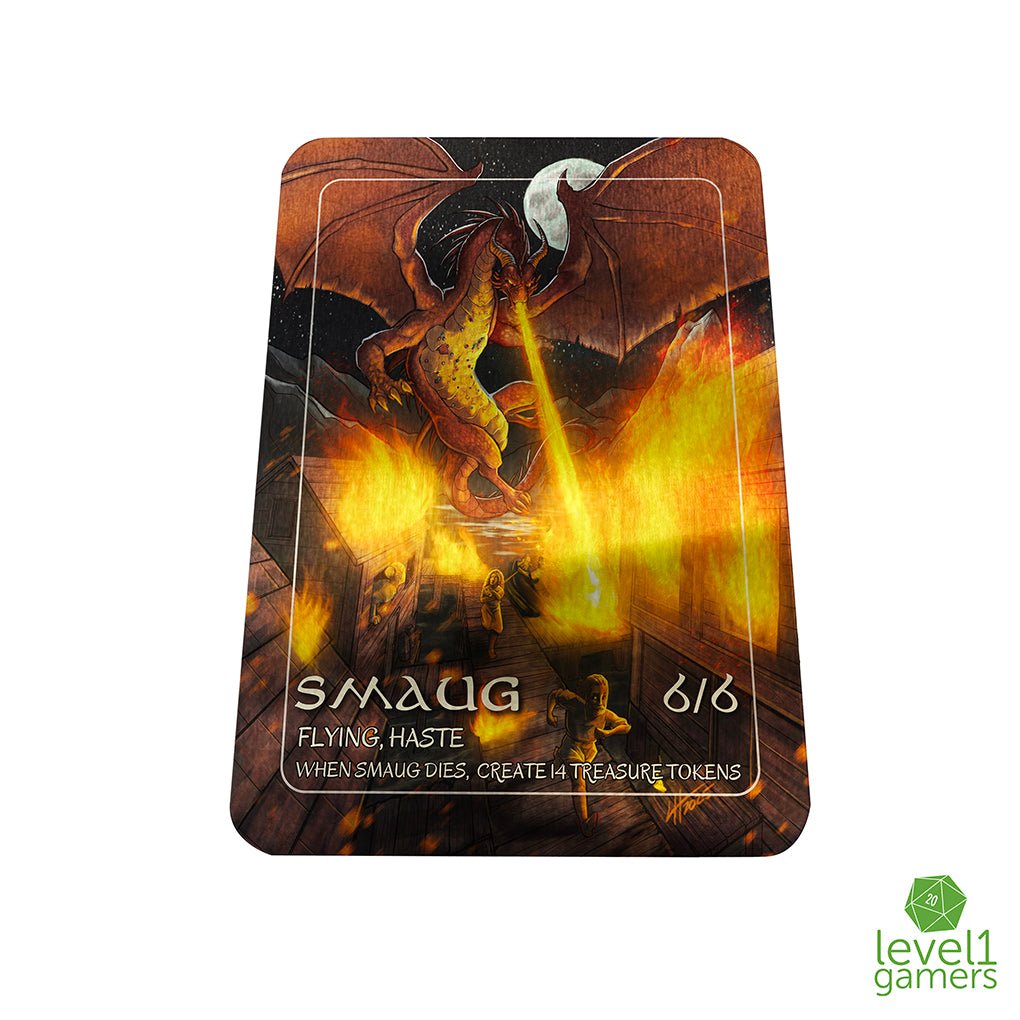 Smaug Metal Token Magic Card Level 1 Gamers