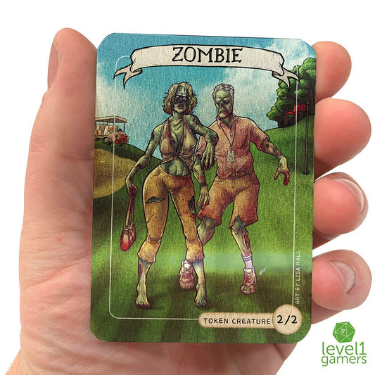 Zombie - Metal Token Magic Card Level 1 Gamers