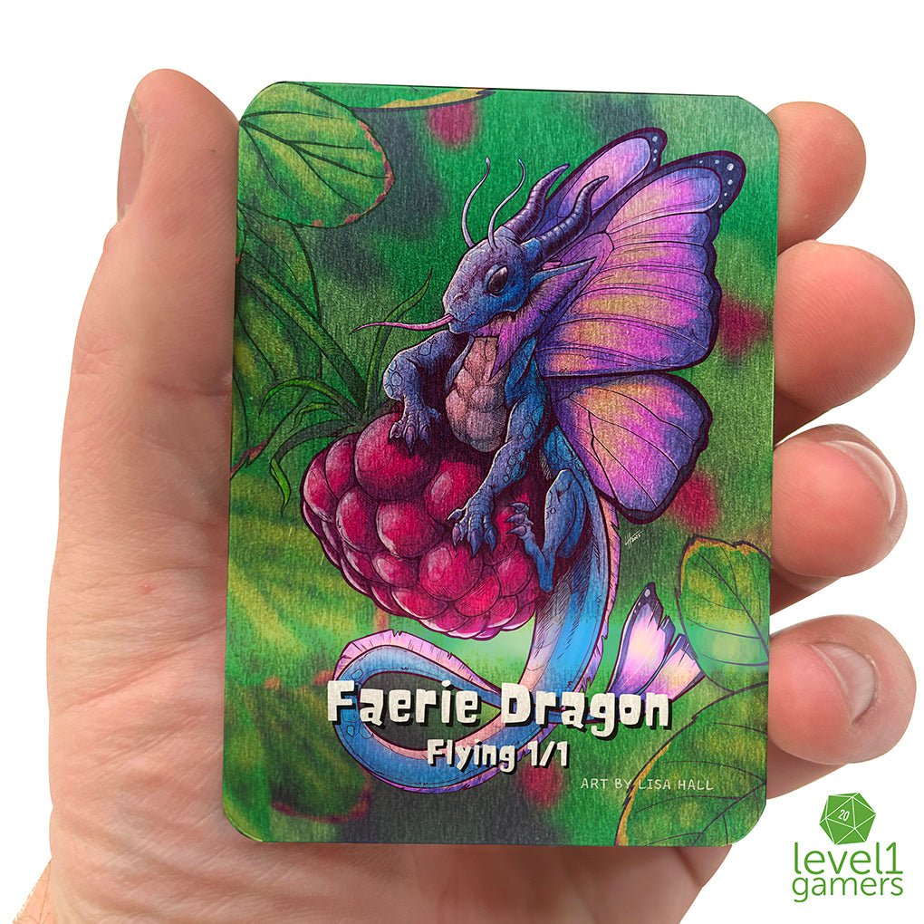 Faerie Dragon - Metal Token Magic Card Level 1 Gamers