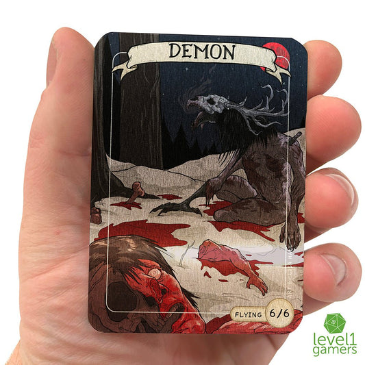 Demon - Metal Token Magic Card Level 1 Gamers