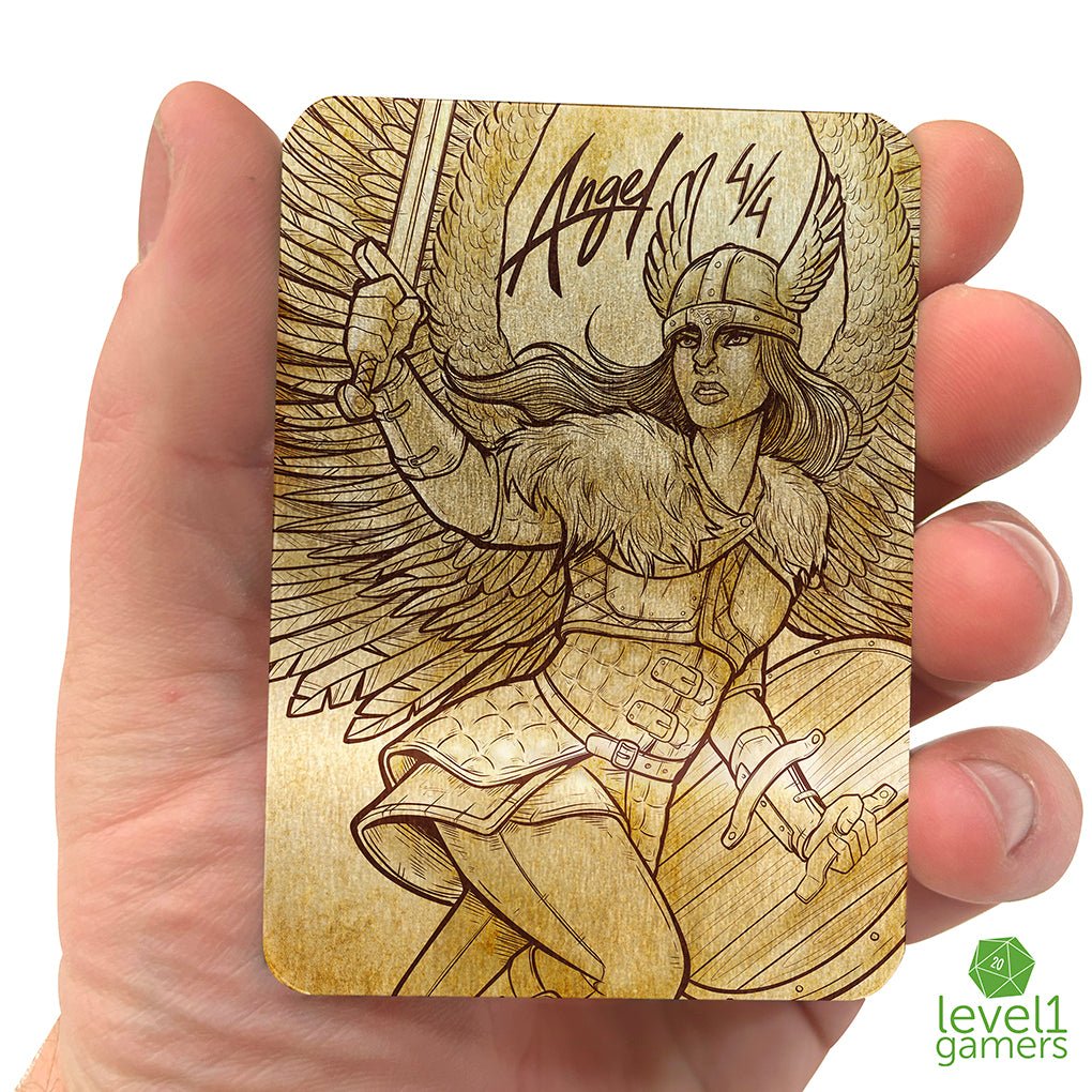 Valkyrie Angel - Metal Token Magic Card Level 1 Gamers