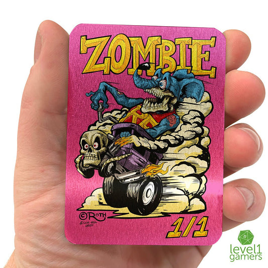 Zombie (Rat Fink) - Metal Token Magic Card Level 1 Gamers