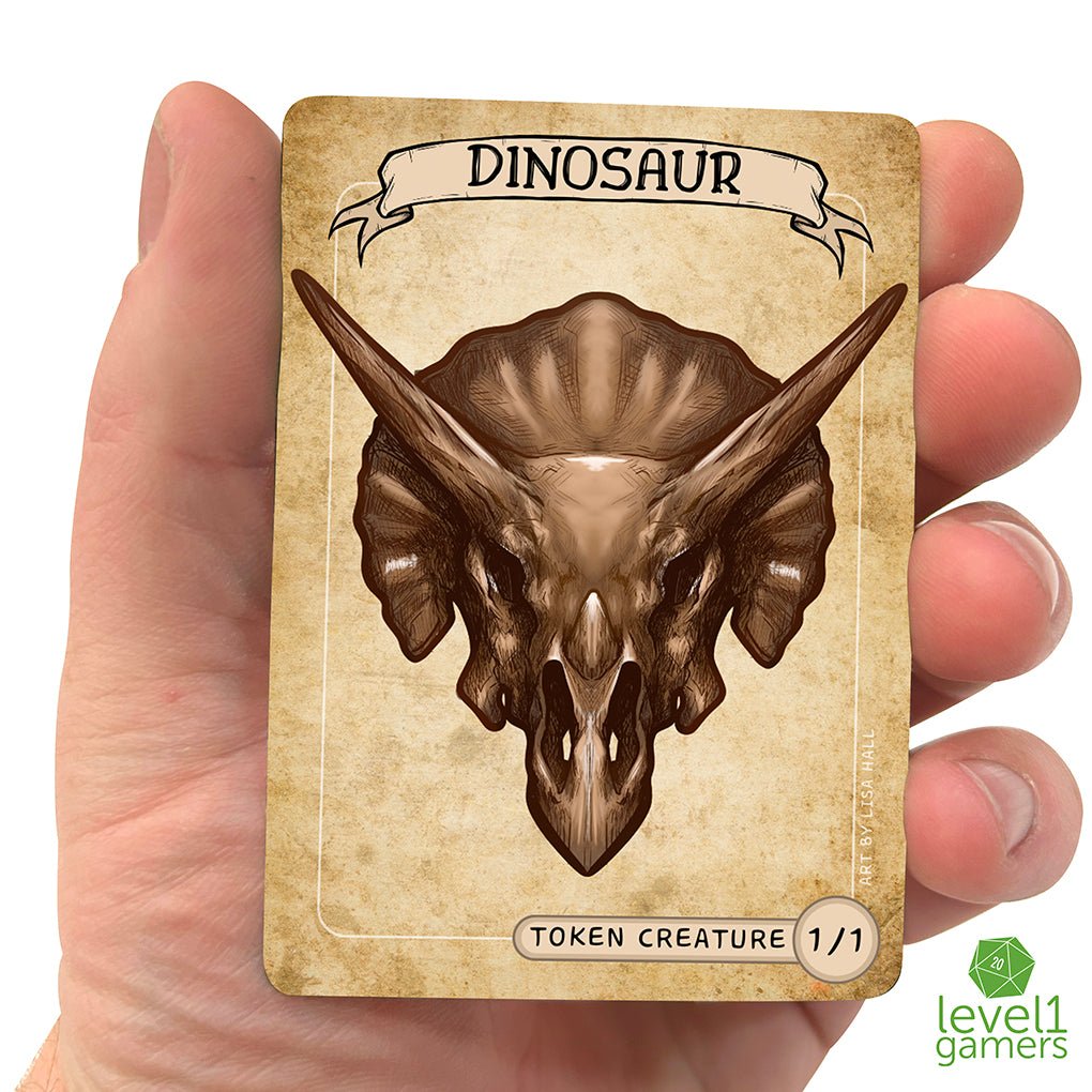 Dinosaur Token Magic Card Pack (5 Cards) - Preorder Level 1 Gamers