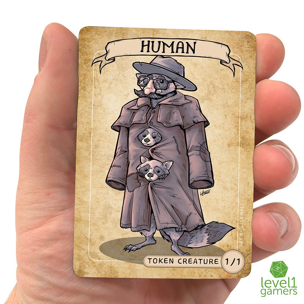 Human Token Magic Card Pack (5 Cards) Level 1 Gamers