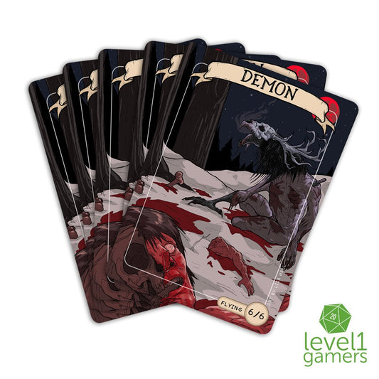 Demon - Token Magic Card Pack (5 Cards) Level 1 Gamers