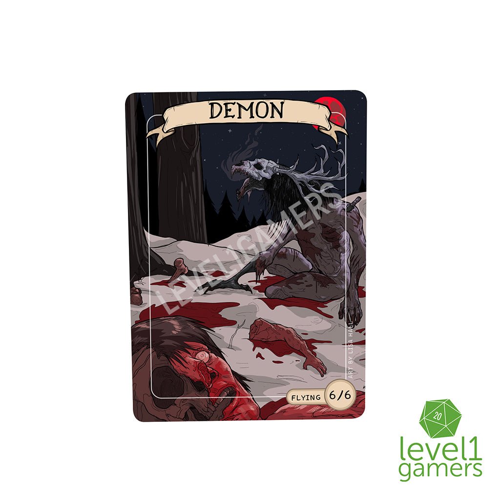 Demon - Token Magic Card Pack (5 Cards) - Preorder  Level 1 Gamers   