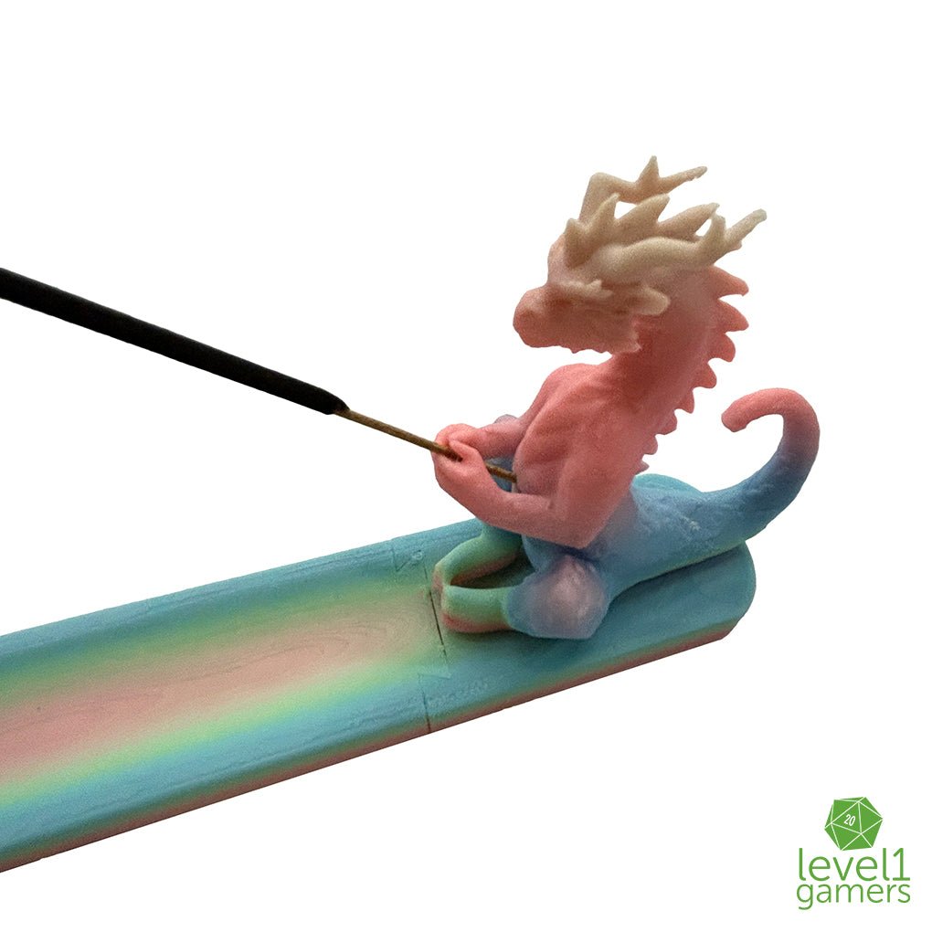 Mystery Color 3D Printed Dragon Incense Holder Level 1 Gamers