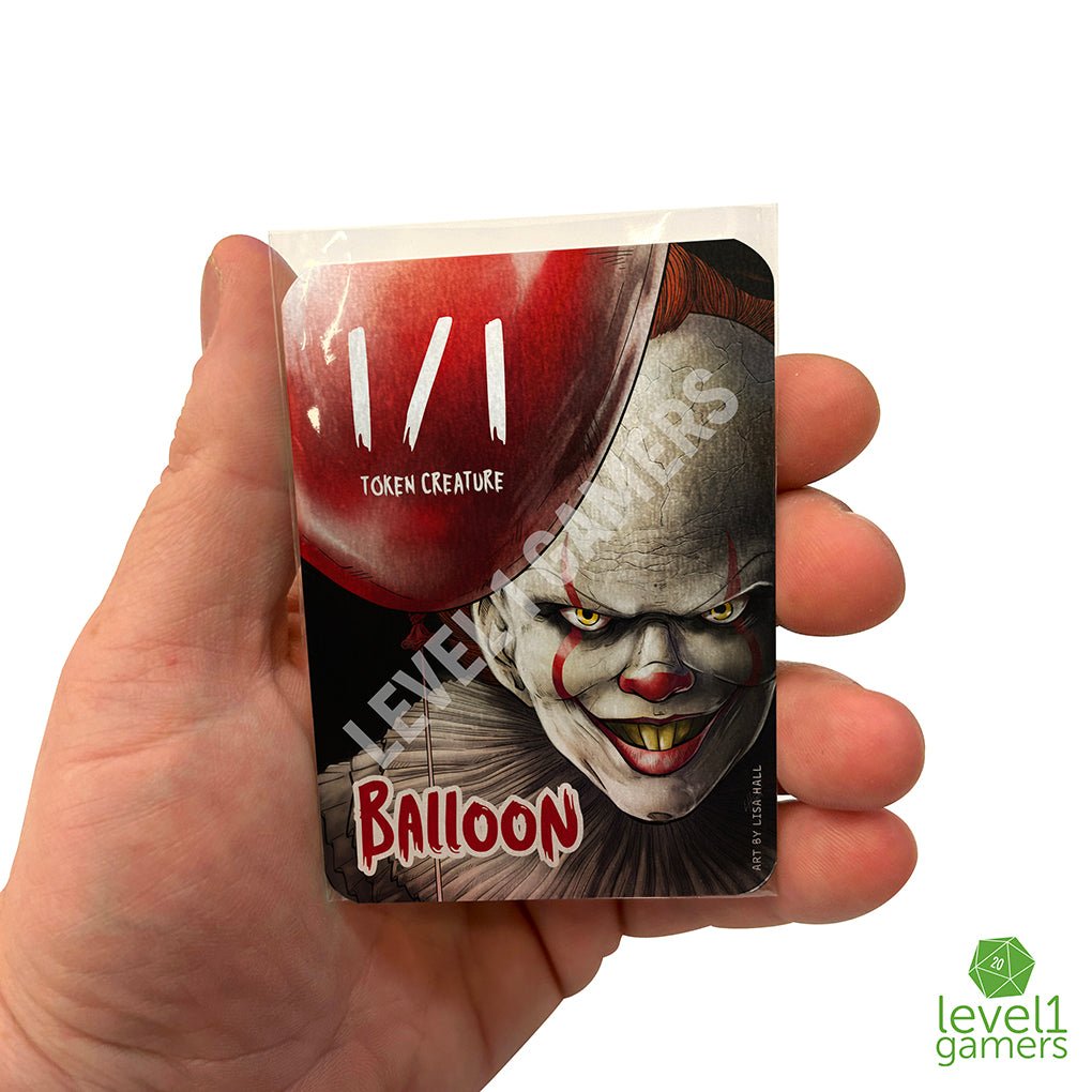 Balloon (Pennywise) - Metal Token Magic Card Level 1 Gamers