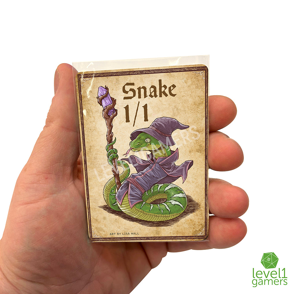 Snake Token Magic Card Pack (5 Cards) - Preorder Level 1 Gamers