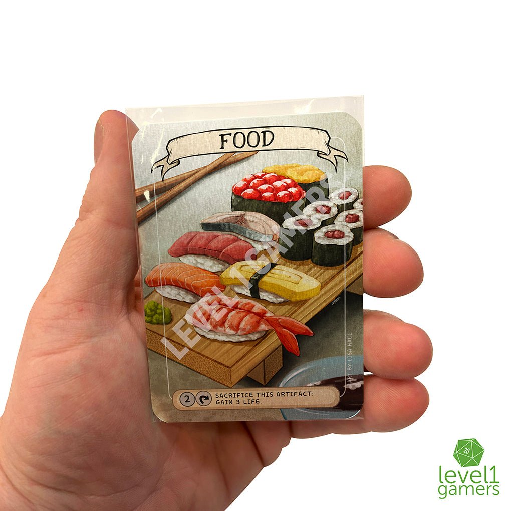 Sushi Food - Metal Token Magic Card Level 1 Gamers