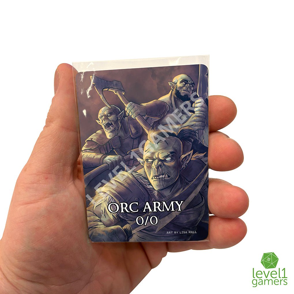 Orc Army Token Magic Card Pack (5 Cards) - Preorder Level 1 Gamers