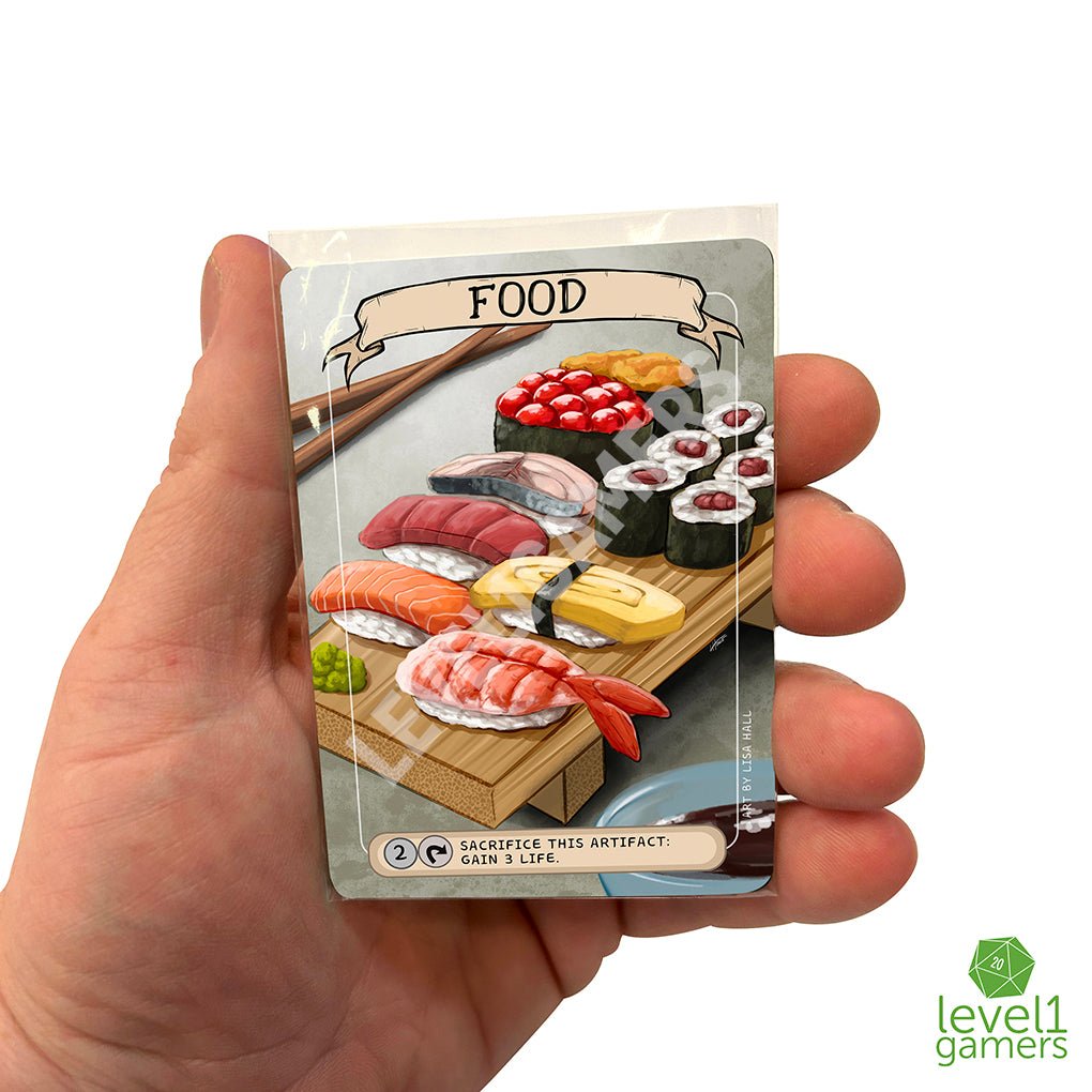 Sushi Food Token Magic Card Pack (5 Cards) - Preorder Level 1 Gamers