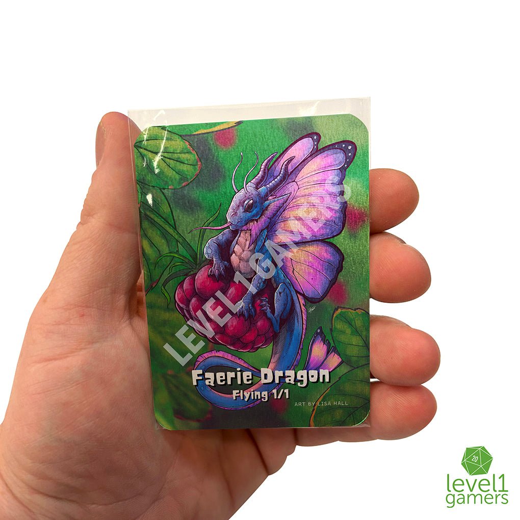 Faerie Dragon - Metal Token Magic Card Level 1 Gamers