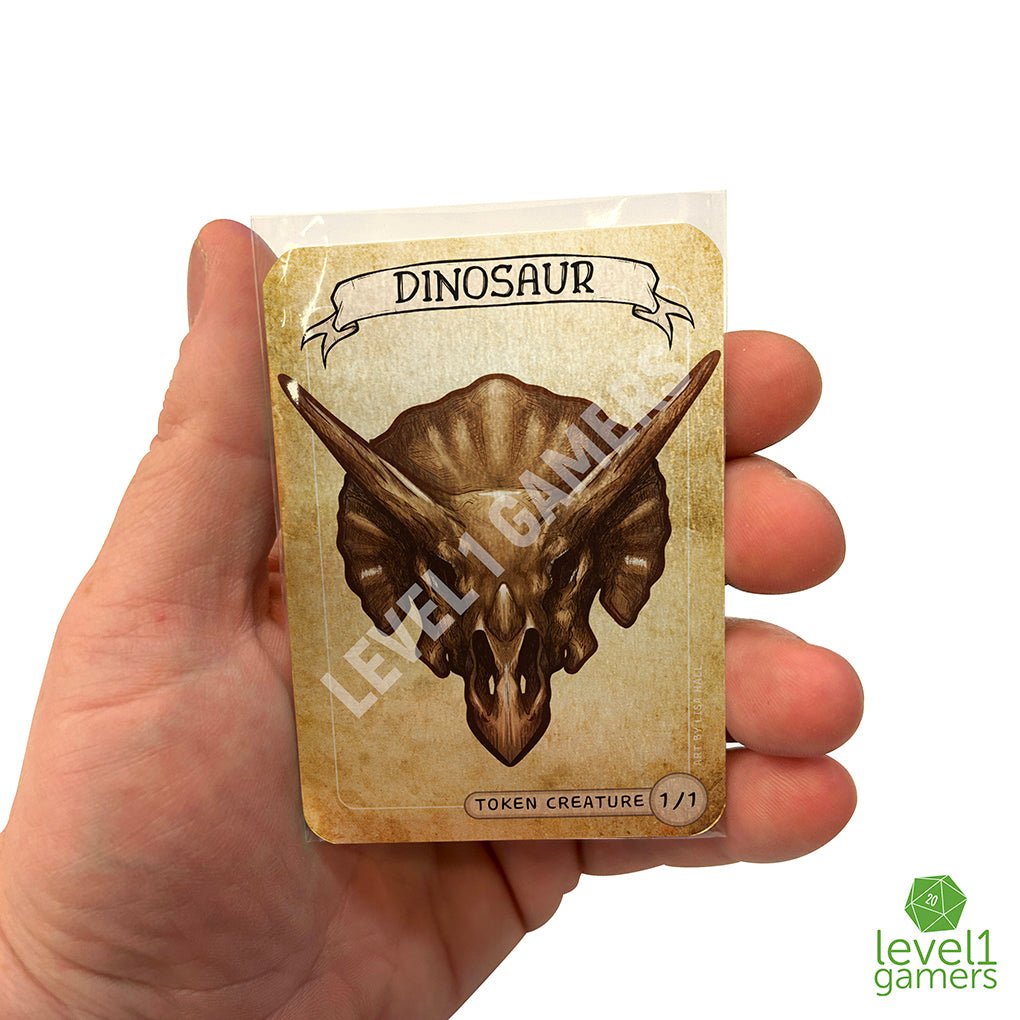 Dinosaur - Metal Token Magic Card Level 1 Gamers