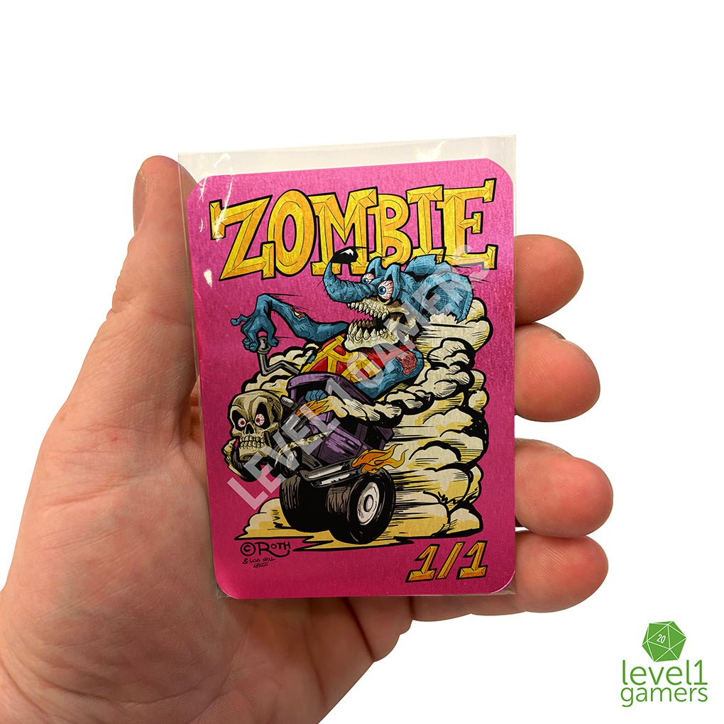 Zombie (Rat Fink) - Metal Token Magic Card Level 1 Gamers