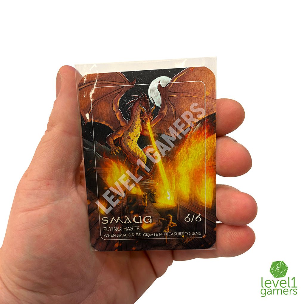 Smaug Metal Token Magic Card Level 1 Gamers