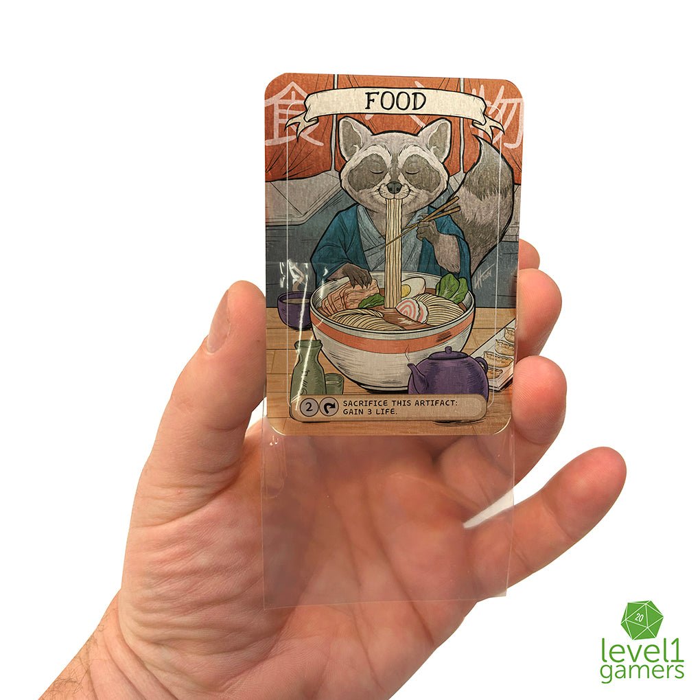 Ramen Raccoon - Metal Token Magic Card Level 1 Gamers