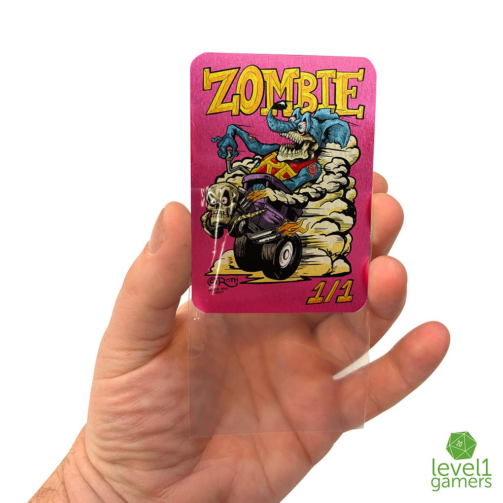 Zombie (Rat Fink) - Metal Token Magic Card Level 1 Gamers