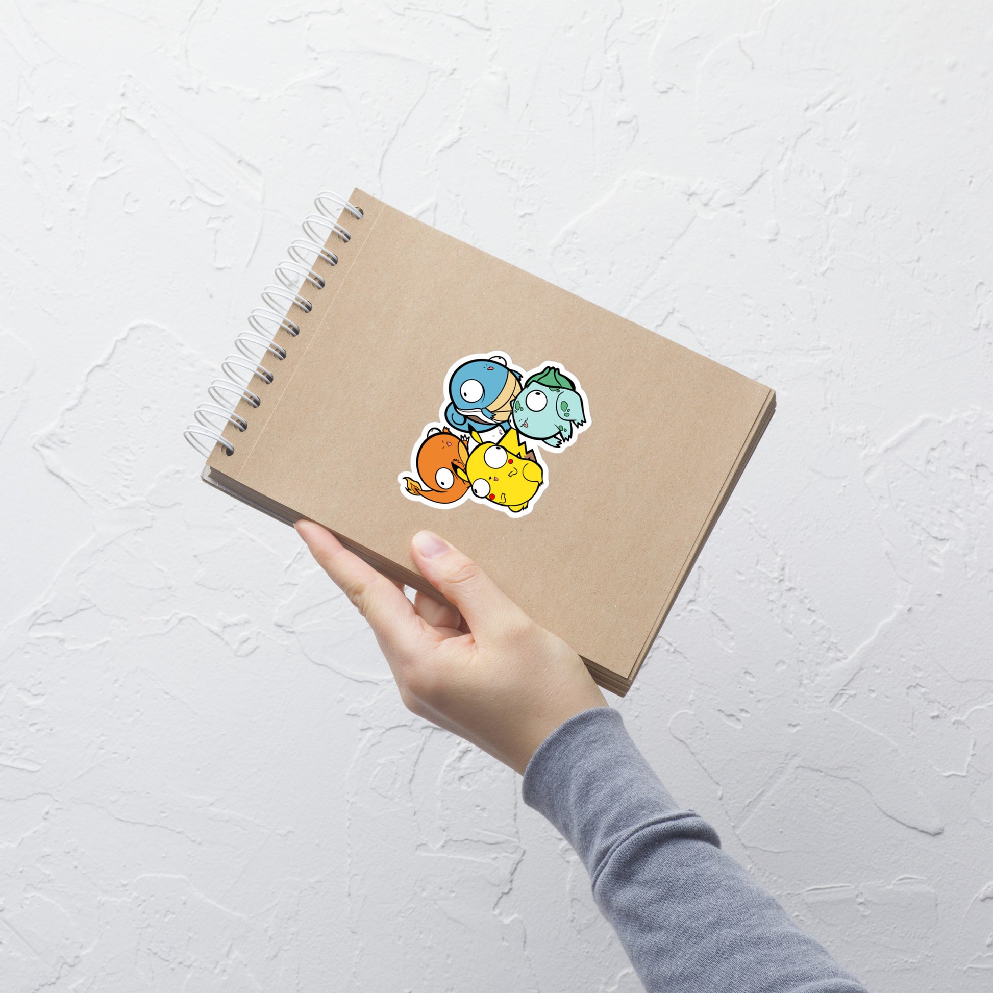 Pokederp Bubble-free stickers  Level 1 Gamers 4″×4″  