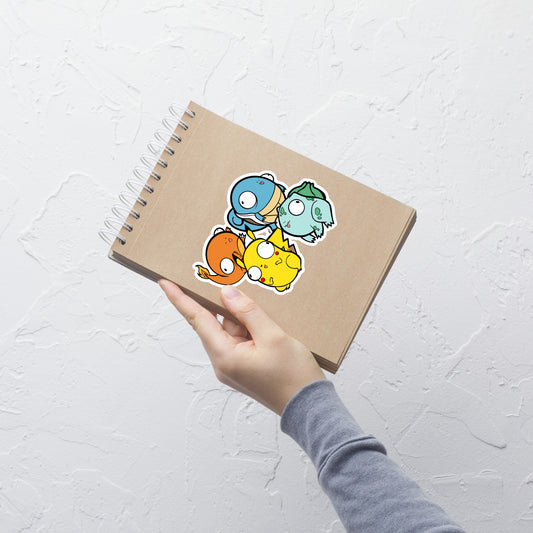 Pokederp Bubble-free stickers  Level 1 Gamers 5.5″×5.5″  