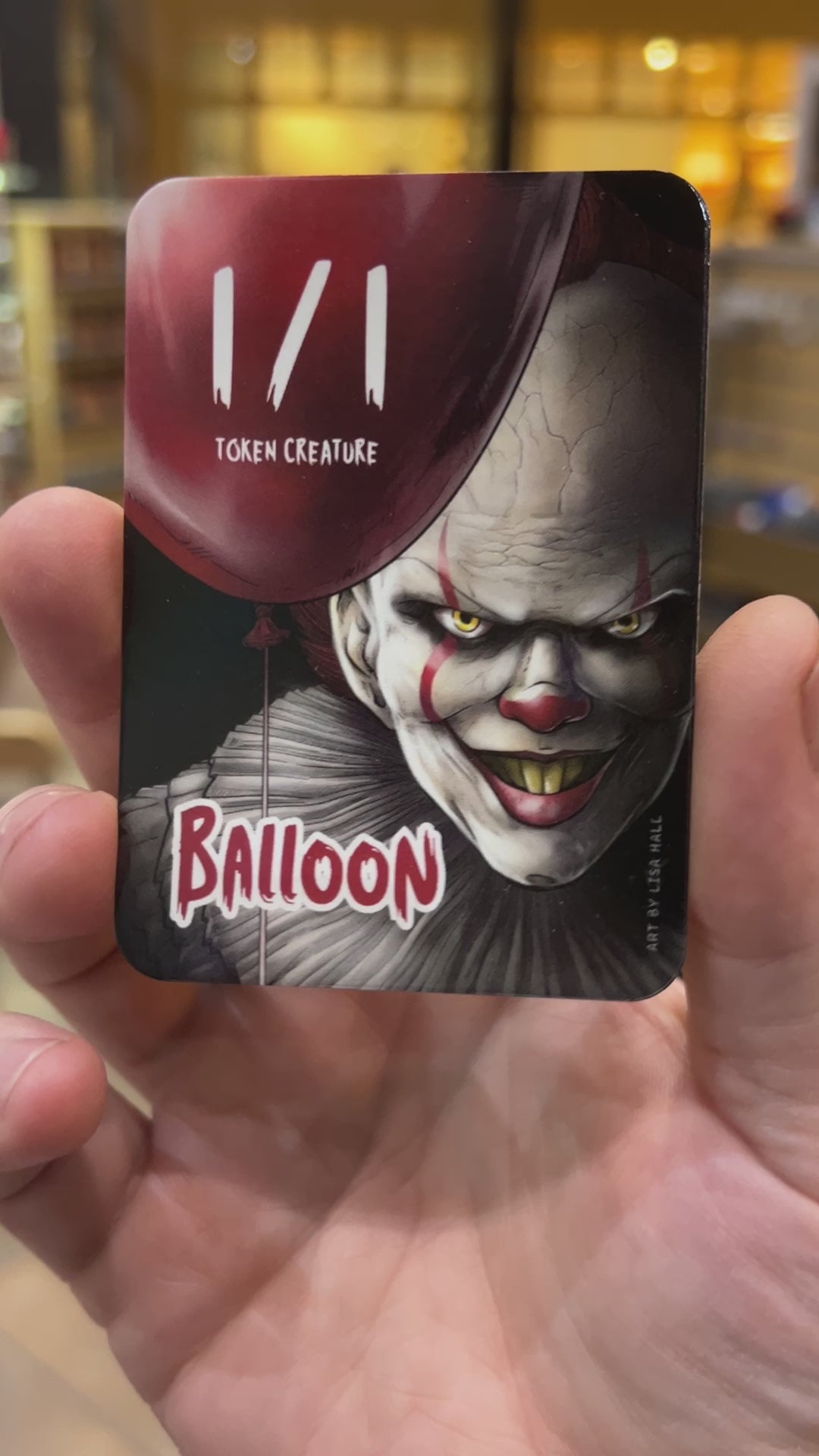 Balloon (Pennywise) Token Magic Card Pack (5 Cards) Level 1 Gamers