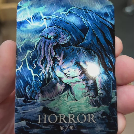 Horror Cthulhu - Metal Token Magic Card Level 1 Gamers