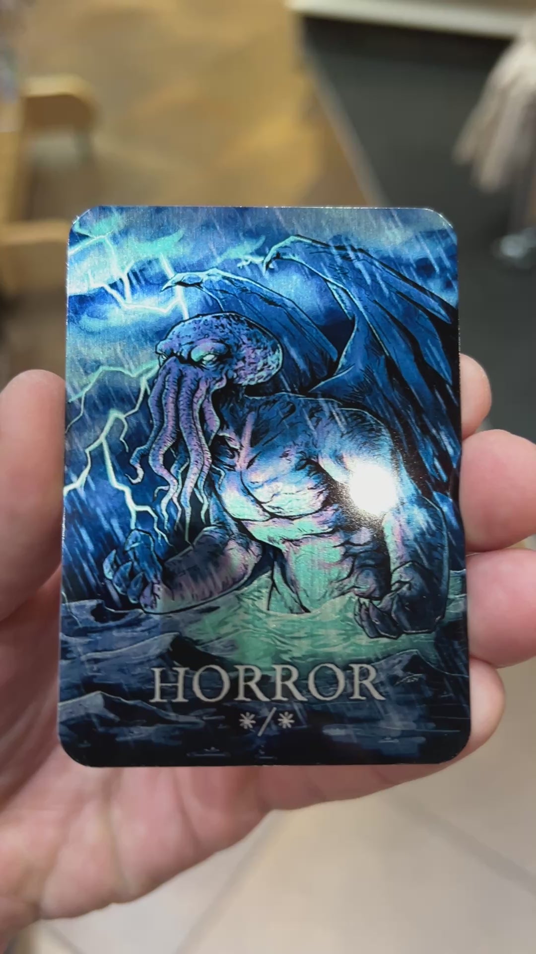 Horror Cthulhu - Metal Token Magic Card Level 1 Gamers