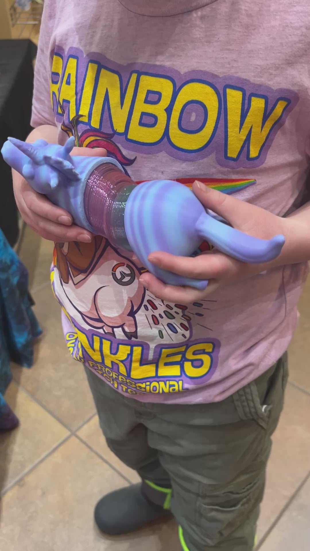 Mystery Color 3D Printed Unicorn Slinky Level 1 Gamers