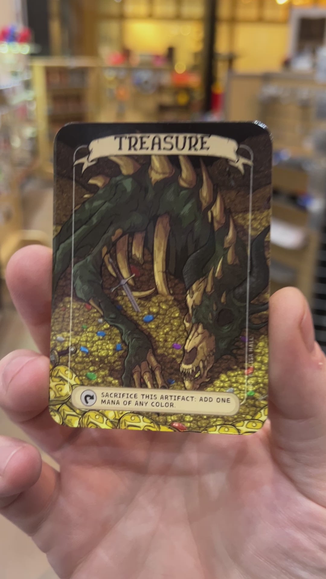 Dragon Treasure - Token Magic Card Pack (5 Cards) Level 1 Gamers