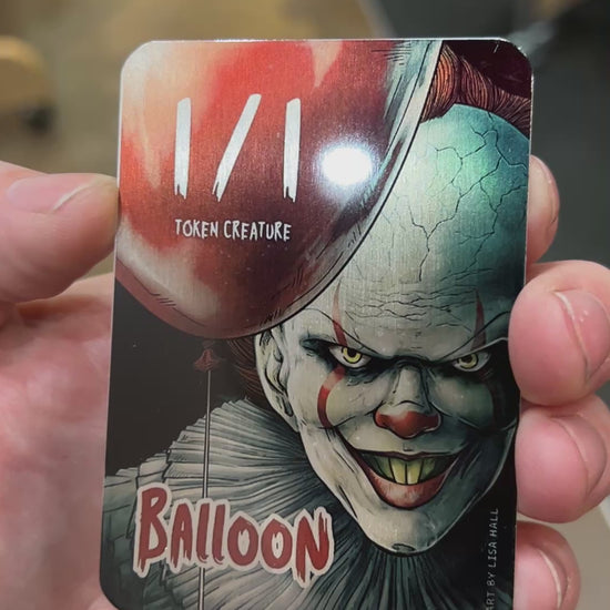 Balloon (Pennywise) - Metal Token Magic Card Level 1 Gamers