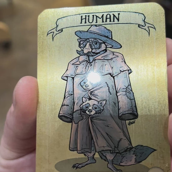 Human - Metal Token Magic Card Level 1 Gamers