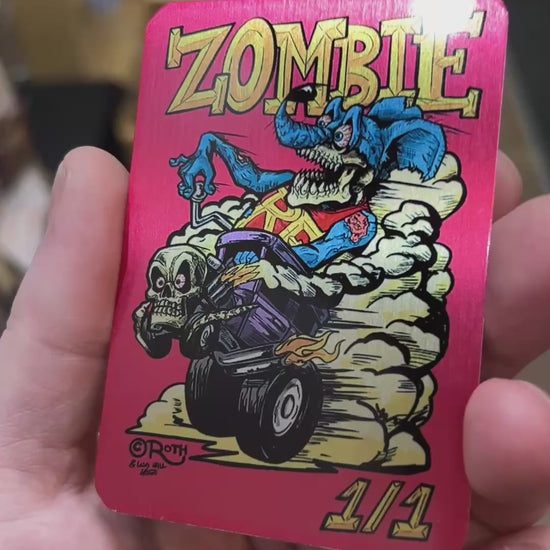 Zombie (Rat Fink) - Metal Token Magic Card Level 1 Gamers