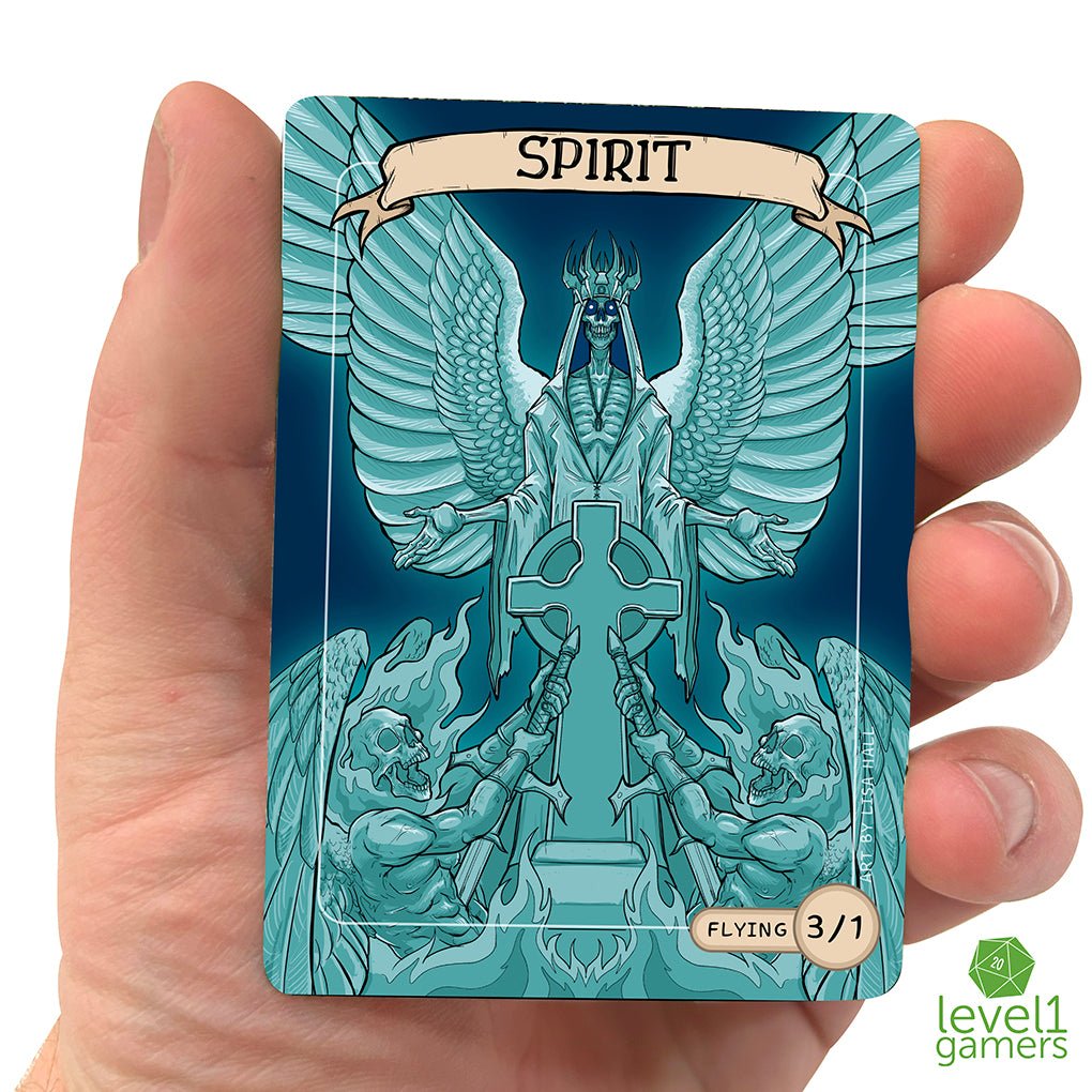 Spirit - Metal Token Magic Card  Level 1 Gamers   