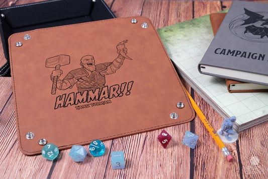 Tank Tolman HAMMAR!! Dice Tray - FanX Preorder Dice Trays Level 1 Gamers   