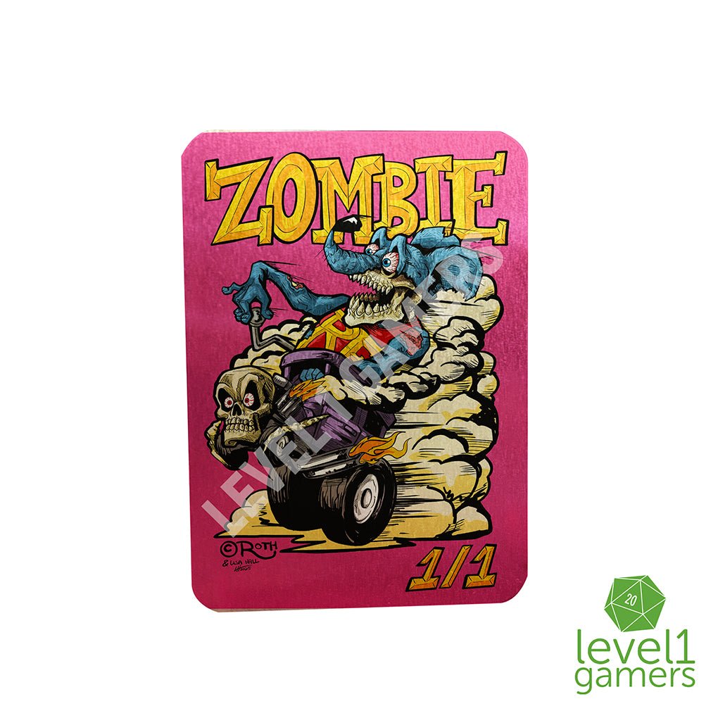 Zombie (Rat Fink) - Metal Token Magic Card Level 1 Gamers