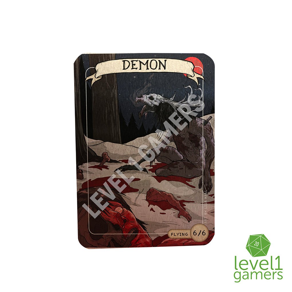 Demon - Metal Token Magic Card Level 1 Gamers